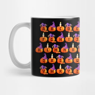 Alphabet Pumpkin Mug